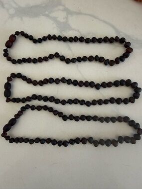 Baltic Amber Teething Necklace From Russia